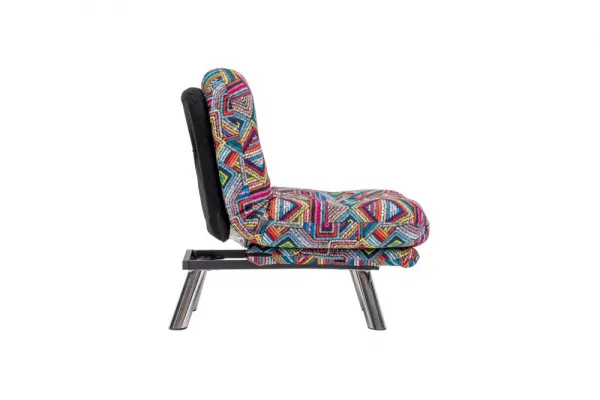 Rozkladacie kreslo Misa Small Solo - Patchwork