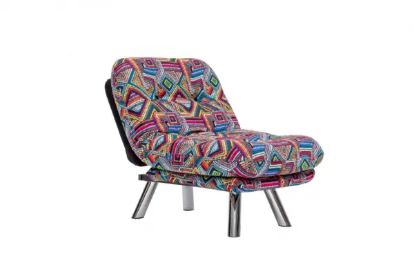 Rozkladacie kreslo Misa Small Solo - Patchwork