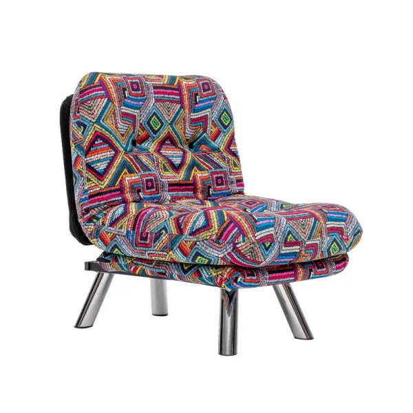 Rozkladacie kreslo Misa Small Solo - Patchwork