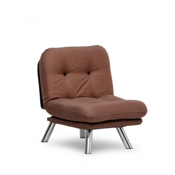 Rozkladacie kreslo Misa Small Solo - Light Brown
