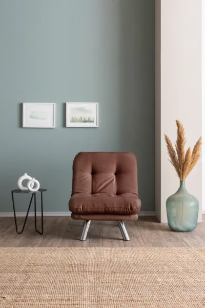Rozkladacie kreslo Misa Small Solo - Light Brown