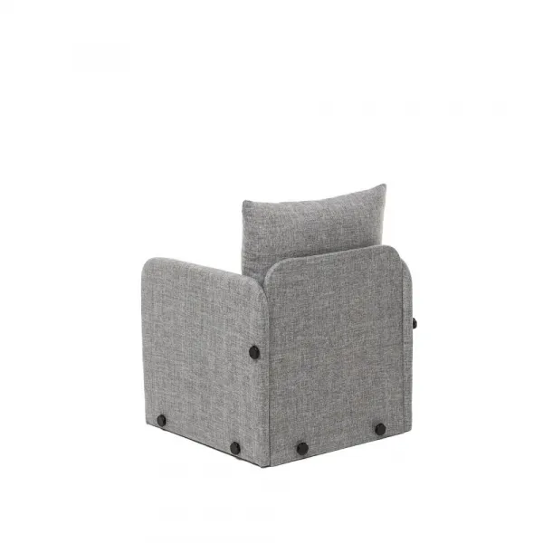 Rozkladacie kreslo Saga Single - Light Grey