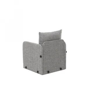 Rozkladacie kreslo Saga Single - Light Grey