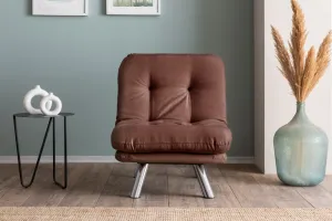 Rozkladacie kreslo Misa Small Solo - Light Brown
