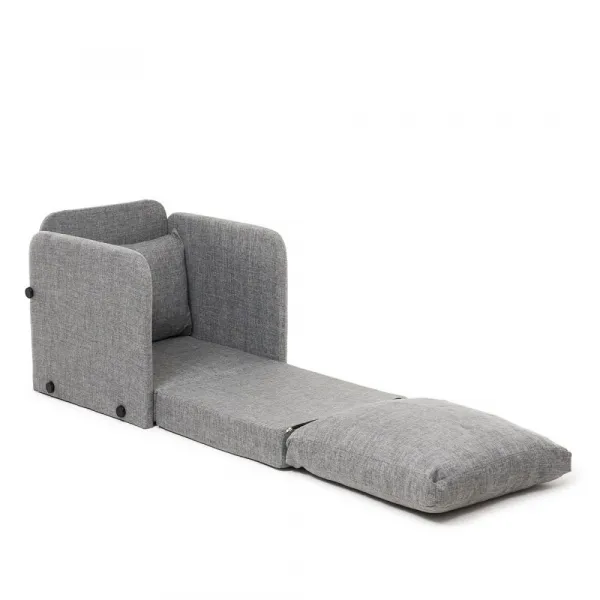 Rozkladacie kreslo Saga Single - Light Grey