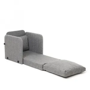 Rozkladacie kreslo Saga Single - Light Grey