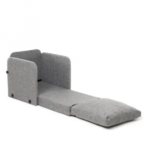 Rozkladacie kreslo Saga Single - Light Grey