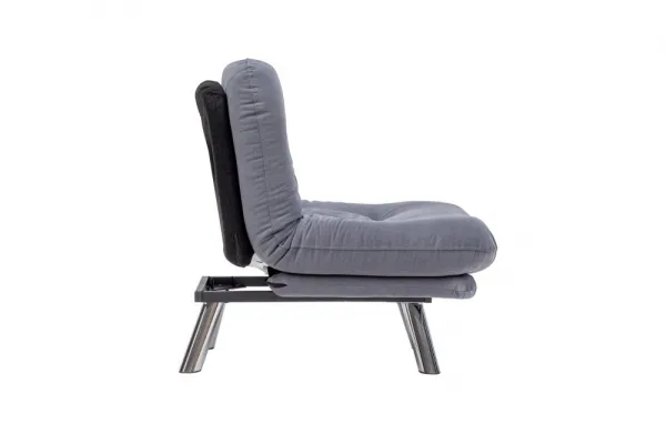 Rozkladacie kreslo Misa Small Solo - Grey