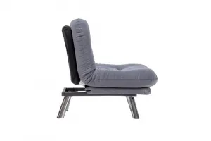 Rozkladacie kreslo Misa Small Solo - Grey