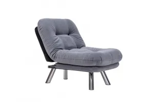 Rozkladacie kreslo Misa Small Solo - Grey