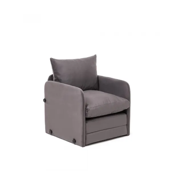 Rozkladacie kreslo Saga Single - Grey