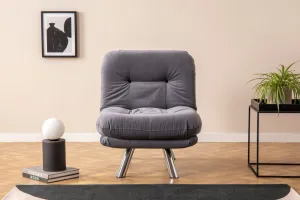 Rozkladacie kreslo Misa Small Solo - Grey