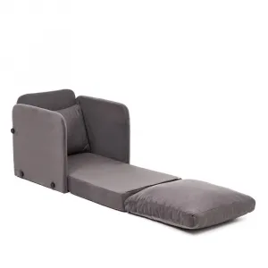 Rozkladacie kreslo Saga Single - Grey