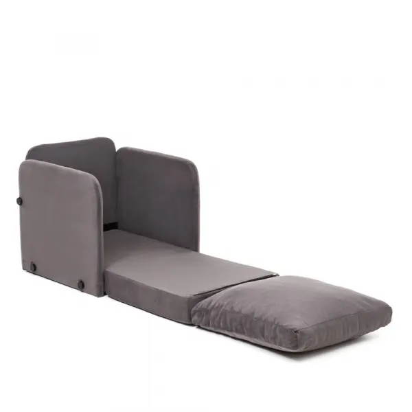 Rozkladacie kreslo Saga Single - Grey