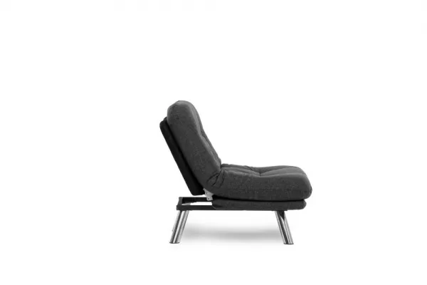 Rozkladacie kreslo Misa Small Solo - Dark Grey