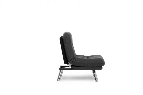 Rozkladacie kreslo Misa Small Solo - Dark Grey
