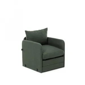 Rozkladacie kreslo Saga Single - Green