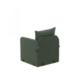 Rozkladacie kreslo Saga Single - Green