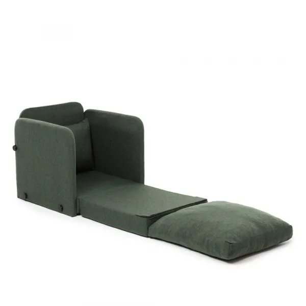 Rozkladacie kreslo Saga Single - Green