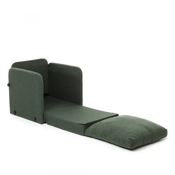 Rozkladacie kreslo Saga Single - Green