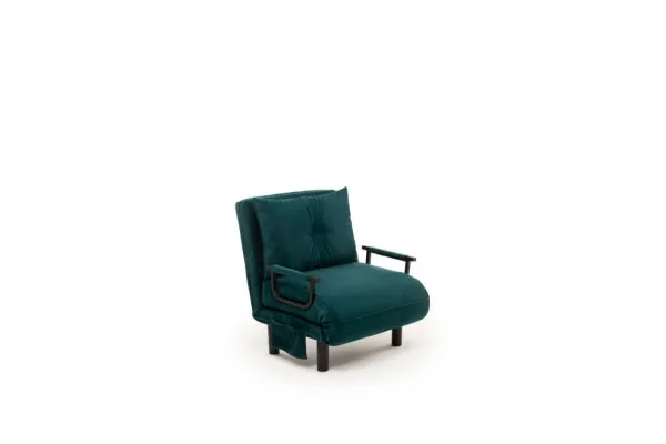 Rozkladacie kreslo Sento Single - Petrol Green