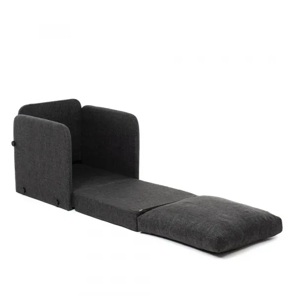 Rozkladacie kreslo Saga Single - Dark Grey