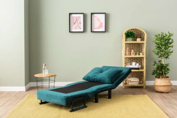 Rozkladacie kreslo Sento Single - Petrol Green