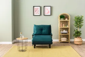 Rozkladacie kreslo Sento Single - Petrol Green