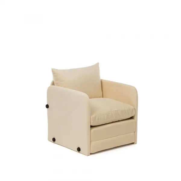Rozkladacie kreslo Saga Single - Cream
