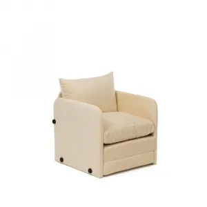 Rozkladacie kreslo Saga Single - Cream