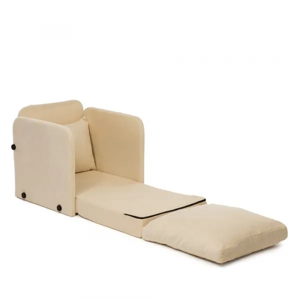 Rozkladacie kreslo Saga Single - Cream