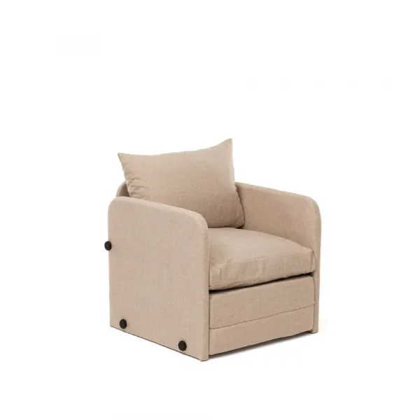 Rozkladacie kreslo Saga Single - Beige
