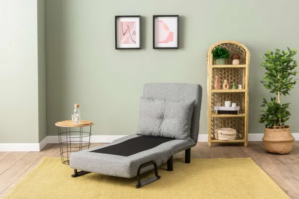 Rozkladacie kreslo Sento Single - Light Grey