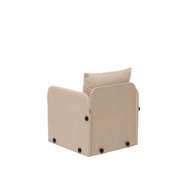 Rozkladacie kreslo Saga Single - Beige