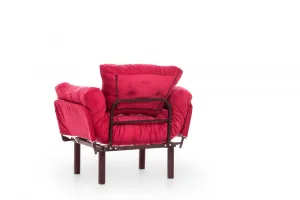 Kreslo ušiak Nitta Single - Maroon