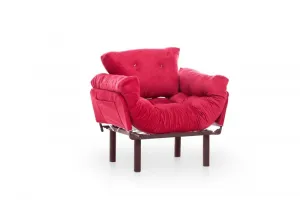 Kreslo ušiak Nitta Single - Maroon