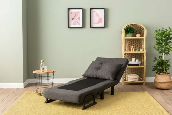 Rozkladacie kreslo Sento Single - Dark Grey