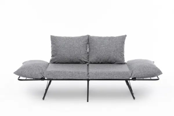 Dvojmiestna rozkladacia pohovka Viper 2-Seater - Light Grey