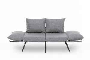 Dvojmiestna rozkladacia pohovka Viper 2-Seater - Light Grey
