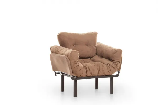 Kreslo ušiak Nitta Single - Light Brown
