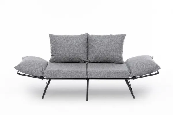 Dvojmiestna rozkladacia pohovka Viper 2-Seater - Light Grey