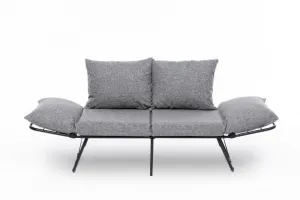 Dvojmiestna rozkladacia pohovka Viper 2-Seater - Light Grey