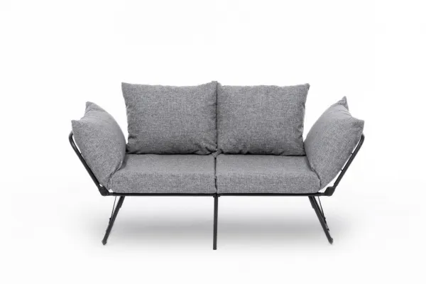 Dvojmiestna rozkladacia pohovka Viper 2-Seater - Light Grey