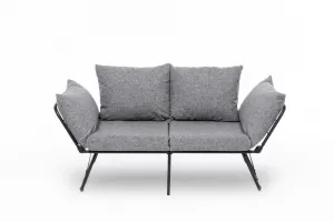 Dvojmiestna rozkladacia pohovka Viper 2-Seater - Light Grey