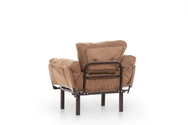 Kreslo ušiak Nitta Single - Light Brown