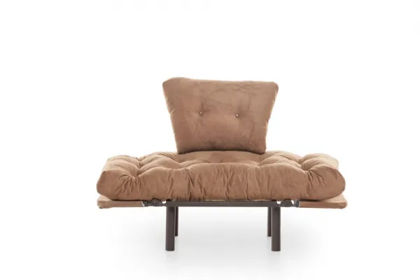 Kreslo ušiak Nitta Single - Light Brown