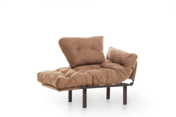 Kreslo ušiak Nitta Single - Light Brown