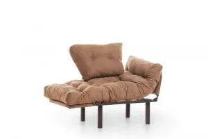 Kreslo ušiak Nitta Single - Light Brown