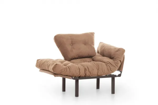 Kreslo ušiak Nitta Single - Light Brown
