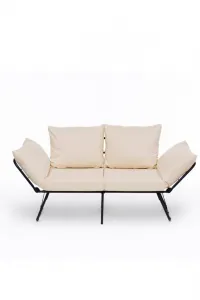 Dvojmiestna rozkladacia pohovka Viper 2-Seater - Light Cream